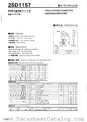 2SD1157 datasheet pdf Fuji Electric