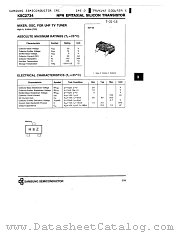 KSC2734 datasheet pdf Samsung Electronic