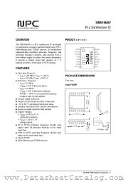 SM5166 datasheet pdf Nippon Precision Circuits Inc