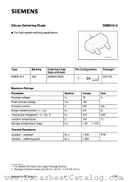 SMBD914 datasheet pdf Siemens