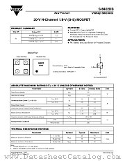 SI8402DB-T1 datasheet pdf Vishay