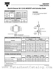 SI4816DY-E3 datasheet pdf Vishay
