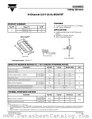 SI5406DC-T1 datasheet pdf Vishay