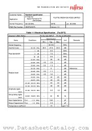 SBSF03AAPL datasheet pdf Fujitsu Microelectronics