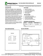 SC1101CS datasheet pdf Semtech