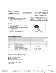 IRFB11N50 datasheet pdf International Rectifier