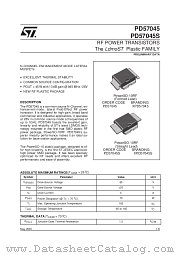 XPD57045 datasheet pdf ST Microelectronics