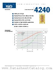 TGF4240 datasheet pdf TriQuint Semiconductor
