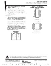 SN54AC86W datasheet pdf Texas Instruments
