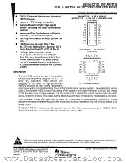 SN54AHCT139 datasheet pdf Texas Instruments