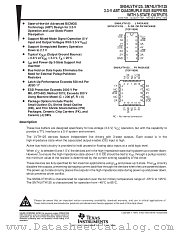SN74LVTH125DB datasheet pdf Texas Instruments