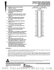 SN54LVTH162541WD datasheet pdf Texas Instruments