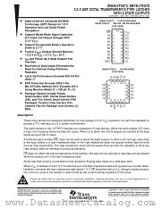 SN54LVTH573W datasheet pdf Texas Instruments
