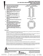 SN54LVTH574FK datasheet pdf Texas Instruments