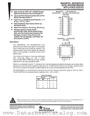 SN54ABT541FK datasheet pdf Texas Instruments