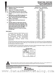 SN54ACT16245WD datasheet pdf Texas Instruments