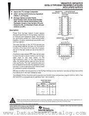 SN54ACT574FK datasheet pdf Texas Instruments