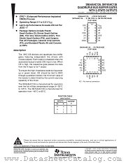 SN54AHC126W datasheet pdf Texas Instruments