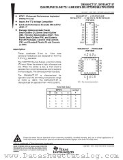 SN54AHCT157W datasheet pdf Texas Instruments