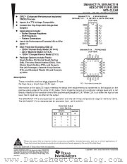 SN74AHCT174PW datasheet pdf Texas Instruments