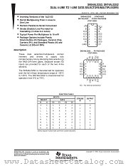 SN54ALS352FK datasheet pdf Texas Instruments