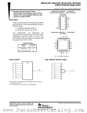 SN54ALS30AFK datasheet pdf Texas Instruments