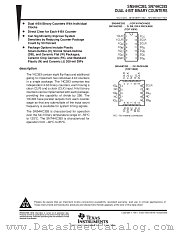 SN54HC393W datasheet pdf Texas Instruments