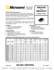SMDAB03 datasheet pdf Microsemi