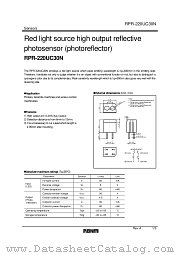 RPR-220UC30N datasheet pdf ROHM