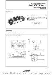QM75E2Y-2H datasheet pdf Mitsubishi Electric Corporation