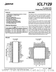 ICL7129 datasheet pdf Intersil