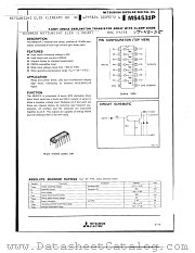 M54531P datasheet pdf Mitsubishi Electric Corporation
