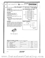 M54560P datasheet pdf Mitsubishi Electric Corporation