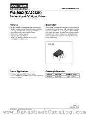 KA3082N datasheet pdf Fairchild Semiconductor