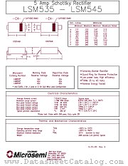 LSM545 datasheet pdf Microsemi