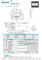 PG9832-A datasheet pdf Powertip Technology