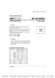 130MT datasheet pdf International Rectifier
