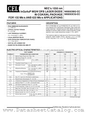 NX8503BG datasheet pdf NEC