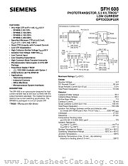 SFH608-3 datasheet pdf Siemens
