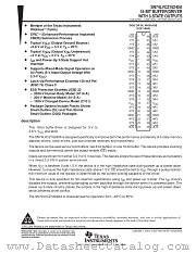 SN74LVCZ16240ADGG datasheet pdf Texas Instruments