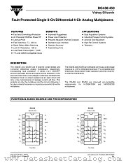 DG459DJ datasheet pdf Vishay