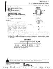 LM336-2.5LP datasheet pdf Texas Instruments