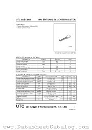 HMJE13001 datasheet pdf Unisonic Technologies
