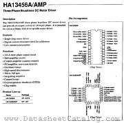 HA13456A datasheet pdf Hitachi Semiconductor