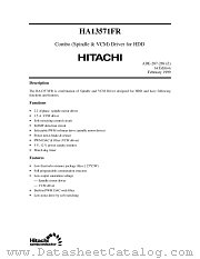 HA13571FR datasheet pdf Hitachi Semiconductor