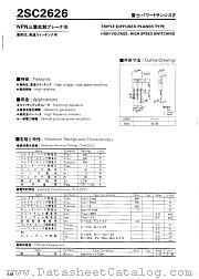 2SC2626 datasheet pdf Fuji Electric
