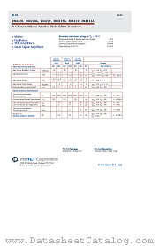 2N4222A datasheet pdf InterFET Corporation