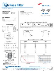 HFTC-26 datasheet pdf Mini-Circuits