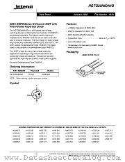 HGTG30N60A4D datasheet pdf Intersil