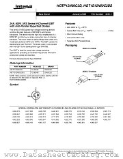 HGT1S12N60C3DS datasheet pdf Intersil